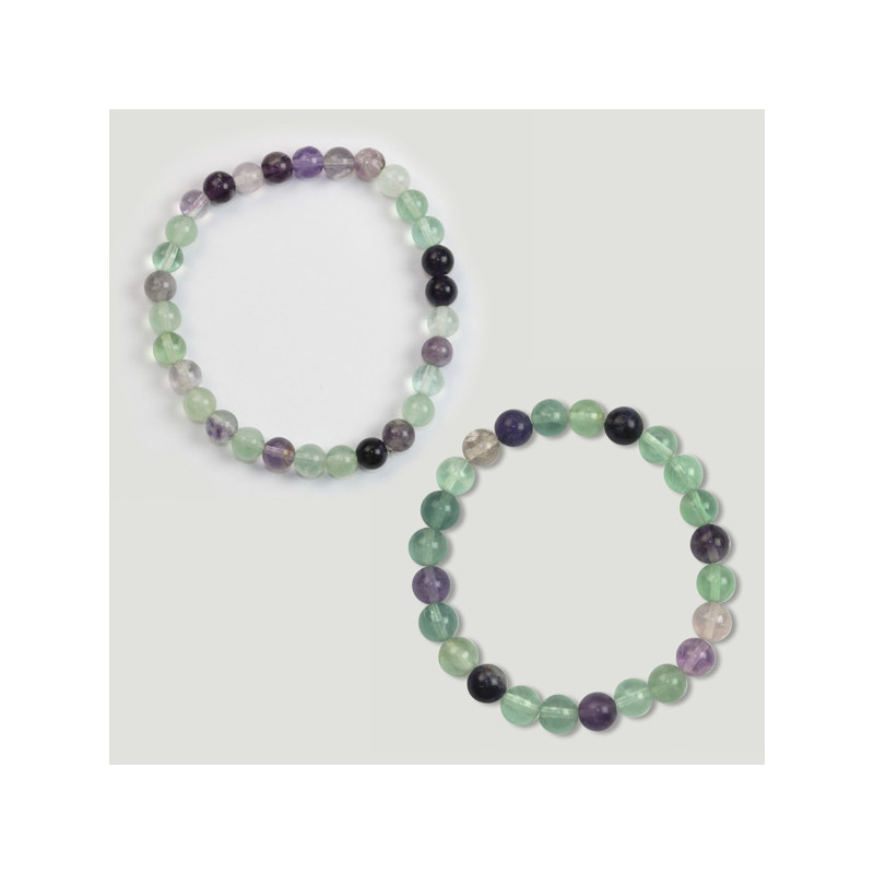 Hook 46. Ball Bracelet 6 and 8mm. Fluorite. Hook 46. Ball Bracelet 6 and 8mm. Fluorite.
