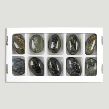Labradorite Soapstone. Approx. 3-4.5 cm
