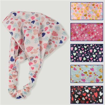 Bandana. Cœurs. Couleurs assorties