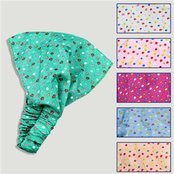 Bandana. Petites fleurs. Couleurs assorties