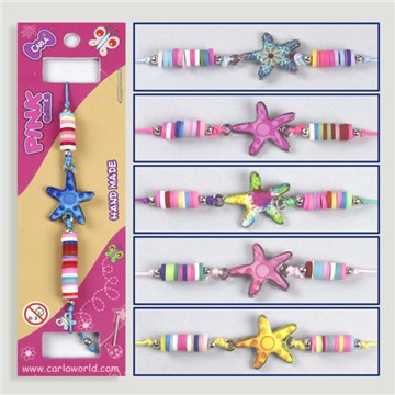 Pulsera ajustable. Estrella de Mar. Modelos surtidos