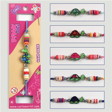 Pulsera ajustable. Tortuga. Modelos surtidos