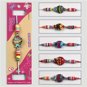 Bracelet ajustable. Poisson. Styles assortis