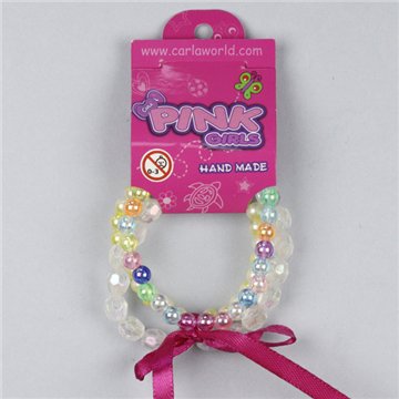 Bracelet nœud. Boules à bulles. Styles assortis