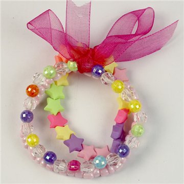 Pulsera con lazo. Estrellitas. Modelos surtidos