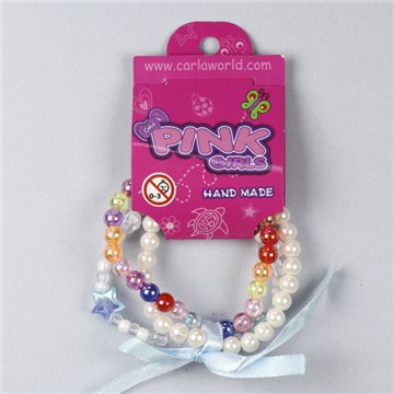 Bracelet nœud. Petites étoiles 01. Styles assortis