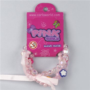 Bracelet nœud. Petites fleurs. Styles assortis