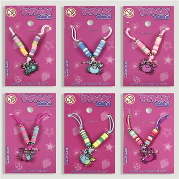 Pendentif ajustable. Crabe. Styles assortis
