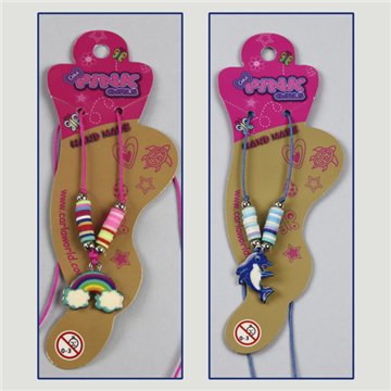 Bracelet de cheville ajustable. Arc-en-ciel/Dauphin. Styles assortis