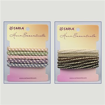 Hair elastic set. Twister. Assorted colors