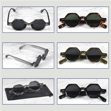 Gafas de sol. Octogonal Round. Colores surtidos