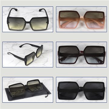 Gafas de sol. Geometric Oversized degrade. Colores surtidos