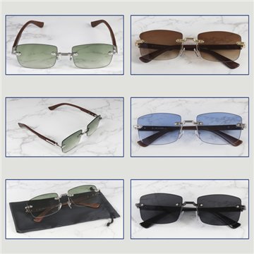 Gafas de sol. Rimeless. Colores surtidos