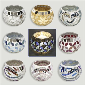 Pasteur candle holders. 8 colors. 8.5x8.5x6 cm