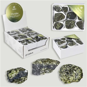 PERIDOT. Mini box. Peridot. 8x10x4 cm