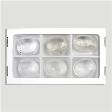 Rock Quartz Soapstone. Approx. 6-7 cm