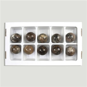Black Moonstone Ball. Approx. 32 mm