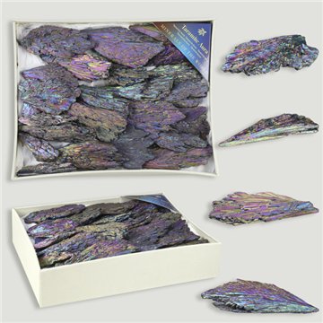 Mineral Box. Taramita/Broom Witch Aura. 17x13x4cm