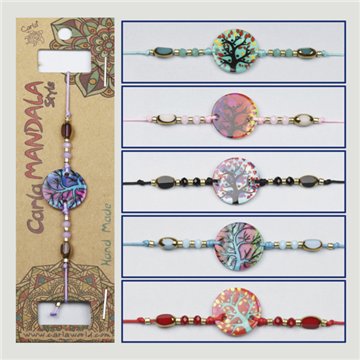 Silver-plated Tree of Life Bracelet. Assorted