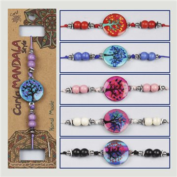 Pulsera Silver plated. Árbol de la vida. Surtidos