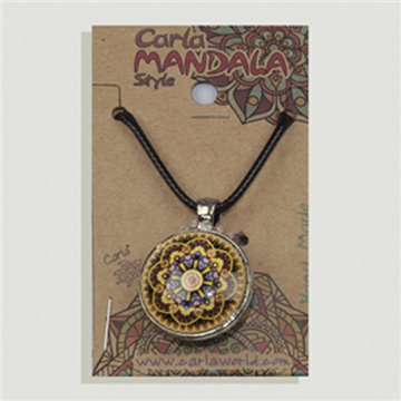 Double-sided pendant. Mandala. Assorted