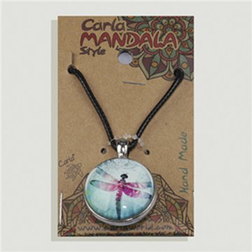 Colgante doble cara. Libélula. Surtidos