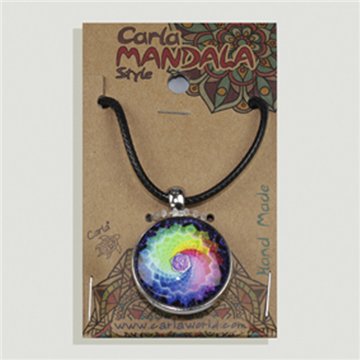 Double-sided pendant. Psychedelic. Assorted