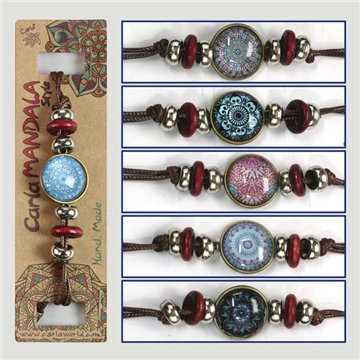 Pulsera doble cara. Mandala. Surtidos
