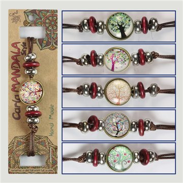 Double-sided bracelet. Tree of Life. Assorted