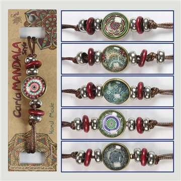Pulsera doble cara. Mandala. Surtidos