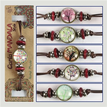 Pulsera doble cara. Árbol de la vida. Surtidos