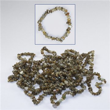 Labradorite chip bracelet