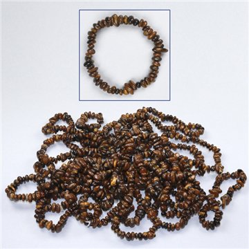Tiger's Eye chip bracelet