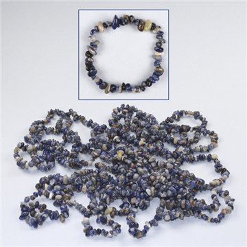 Sodalite chip bracelet