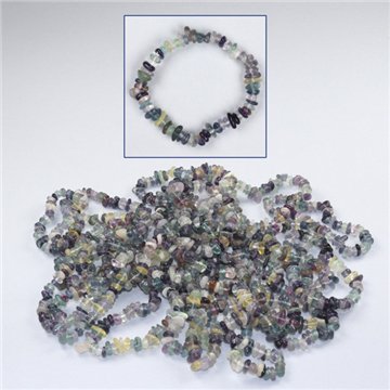 Fluorite chip bracelet
