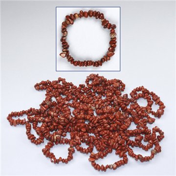 Red Jasper chip bracelet