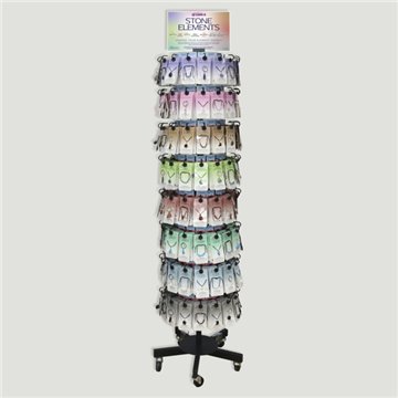 ENERGY ELEMENTS. Display with 768 pieces