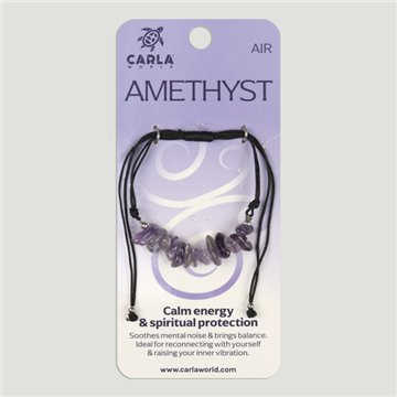 Amatista. Pulsera Chip