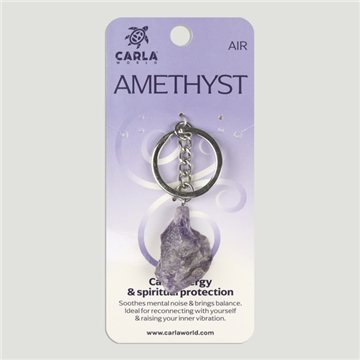 Amatista. Llavero Bruto