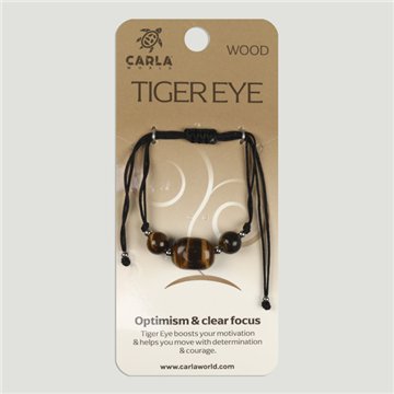 Tiger's Eye. Bracelet Round + 2 Beads