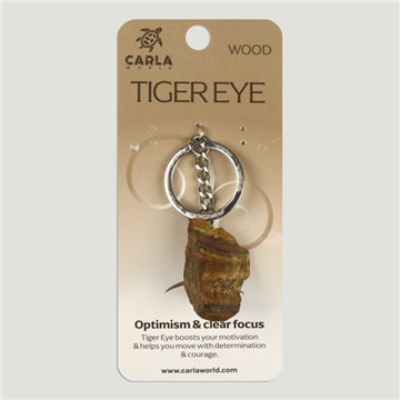 Tiger's Eye. Keychain Rough