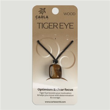 Tiger's Eye. Pendant Round