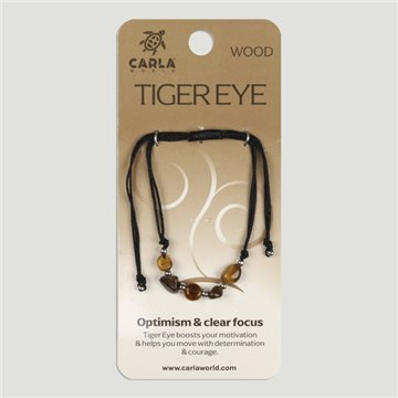 Tiger's Eye. Bracelet 5 Beads