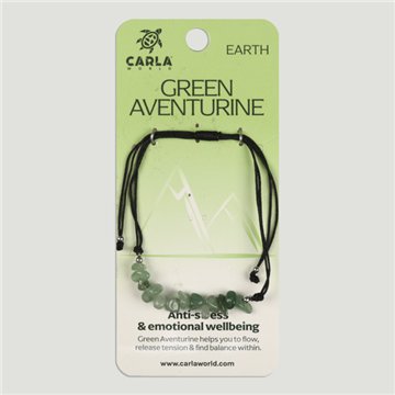 Aventurina verde. Pulsera Chip