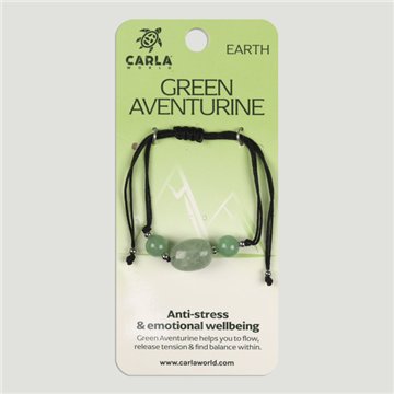 Green Aventurine. Bracelet Round + 2 Beads