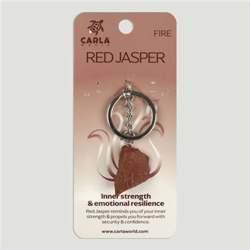 Red Jasper. Keychain Rough