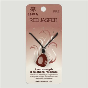 Red Jasper. Pendant Round