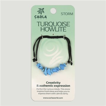 Turquoise Howlite. Bracelet Chip