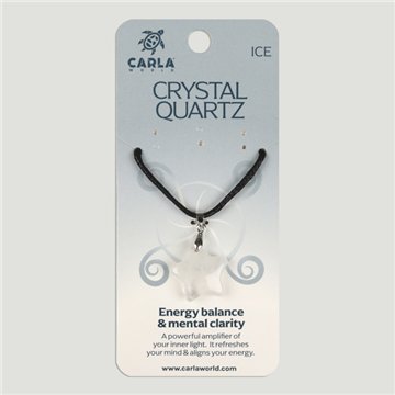 Rock Crystal. Pendant Star