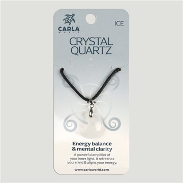 Rock Crystal. Pendant Moon
